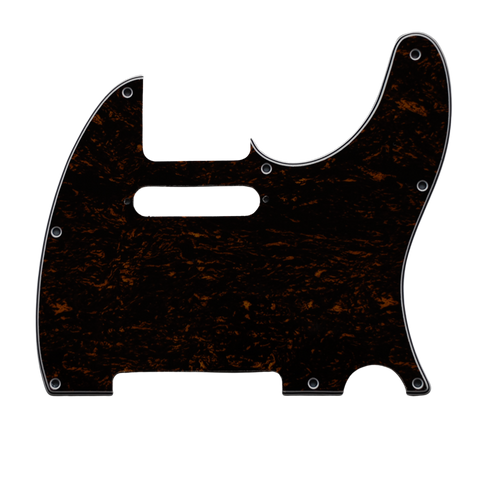 VANSON 3-Ply Brown Tort Premium Quality TC3 Scratchplate Pickguard DIRECT FIT for Fender USA MEX Telecaster