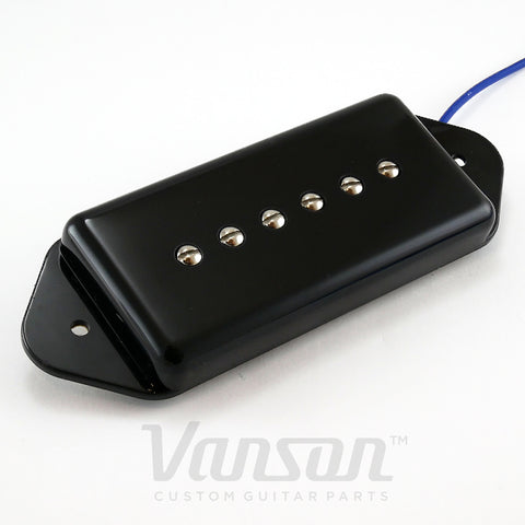 VANSON AlNiCo V Black P90 Dog Ear DE90 Single Coil Bridge Pickup