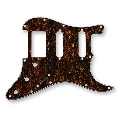 VANSON 3-Ply Brown Tort Premium Quality Scratchplate HSS Pickguard DIRECT FIT for USA, MEX Fender Stratocaster