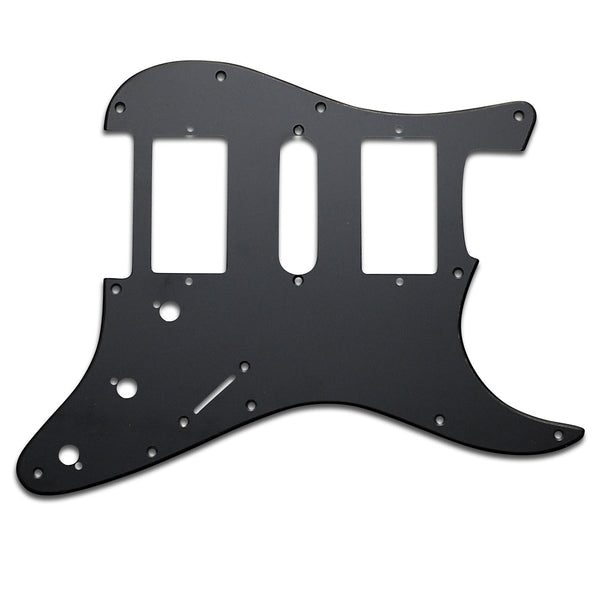 VANSON 1-Ply Matt Black Premium Quality HSH Scratchplate Pickguard DIRECT FIT for USA, MEX Fender Stratocaster