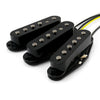 VANSON 'Vintage Pro' Alnico V Black Single Coil Pickup Set for Stratocaster Guitars