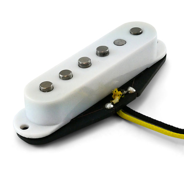 VANSON 'Vintage Pro' Alnico V White Single Coil Middle Pickup for Stratocaster Guitars