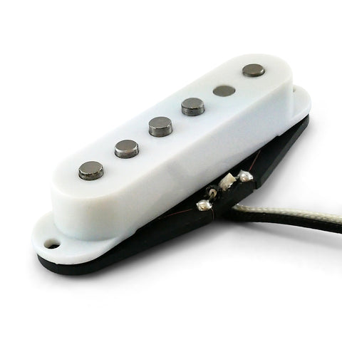 VANSON 'Vintage Pro' Alnico V White Single Coil Neck Pickup for Stratocaster Guitars