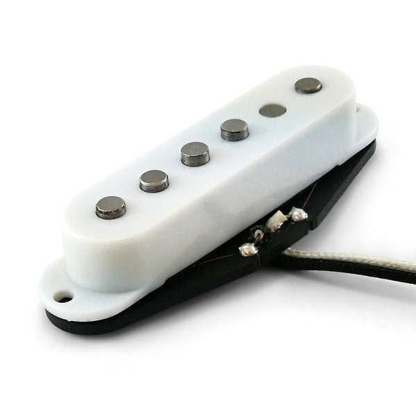 VANSON 'Vintage Pro' Alnico V White Single Coil Bridge Pickup for Stratocaster Guitars