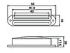 VANSON Black / Chrome High Output Hot Rail Humbucker, Straight Sides for Top Mounting Stratocaster