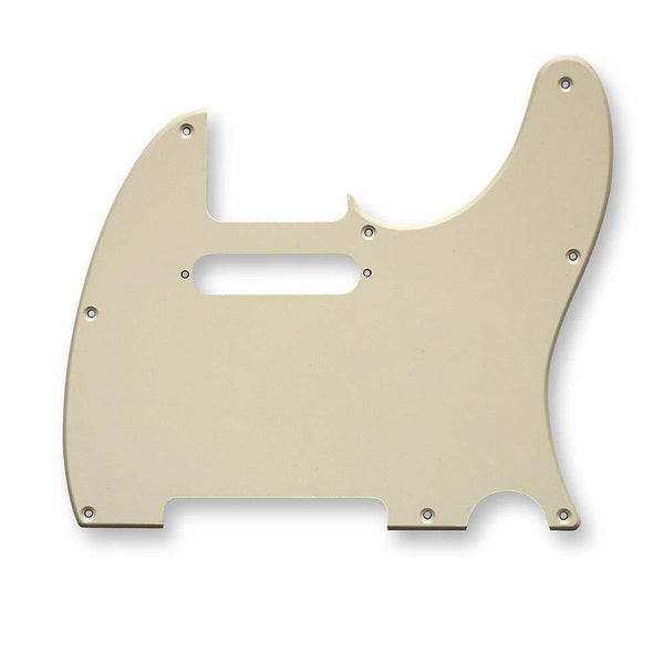 VANSON 1-Ply Vintage White Premium Quality TC3 Scratchplate Pickguard DIRECT FIT for Fender USA MEX Telecaster