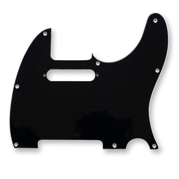 VANSON 3-Ply Black Premium Quality TC3 Scratchplate Pickguard DIRECT FIT for Fender USA MEX Telecaster