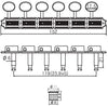Wilkinson Deluxe WJ55 Nickel Right Handed (Split Post) Vintage 'Kluson Style' Tuners / Machine Heads  for Fender Stratocaster, Telecaster etc. (Right Handed, Nickel)