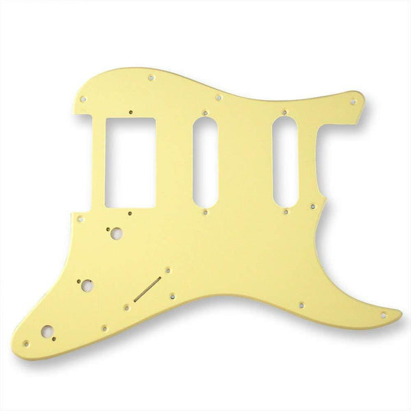 VANSON 1-Ply Ivory Premium Quality HSS Scratchplate Pickguard DIRECT FIT for USA, MEX Fender Stratocaster