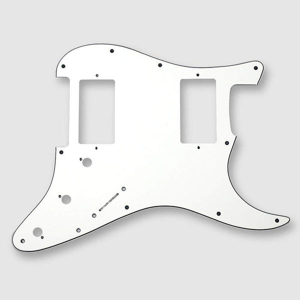 VANSON 3-Ply White Premium Quality HH Scratchplate Pickguard DIRECT FIT for USA, MEX Fender Stratocaster
