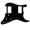 VANSON 1-Ply Gloss Black Premium Quality HH Scratchplate Pickguard DIRECT FIT for USA, MEX Fender Stratocaster