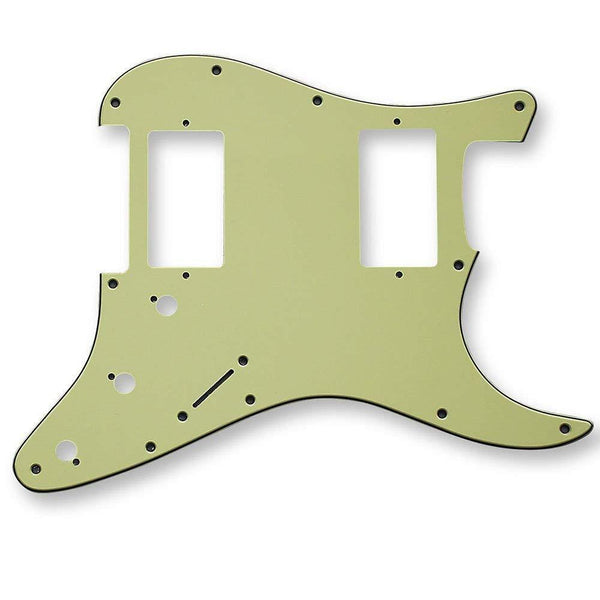 VANSON 3-Ply Mint Green Premium Quality HH Scratchplate Pickguard DIRECT FIT for USA, MEX Fender Stratocaster