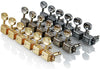 Wilkinson Deluxe WJ55 Gold Right Handed (Split Post) Vintage 'Kluson Style' Tuners / Machine Heads  for Fender Stratocaster, Telecaster etc. (Right Handed, Gold)