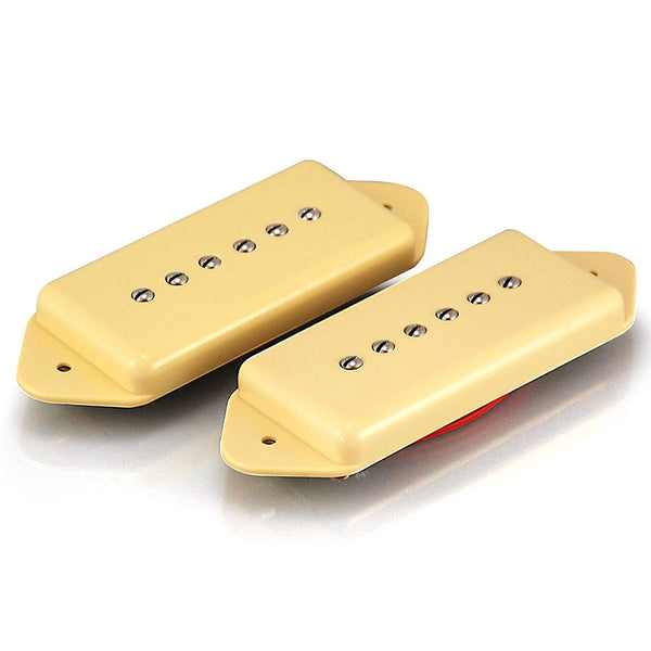 VANSON AlNiCo V Ivory/Cream P90 Dog Ear DE90 Single Coil Pickup Set