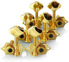 Wilkinson WJ28N Gold (3-a-side) 19:1 Gear Ratio Tuners / Machine Heads for Gretsch Electromatic, Acoustic etc