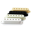 VANSON Set of 3 Single Coil Pickup Covers (White) for Vintage Strats, 50mm or 52mm Pole Spacing