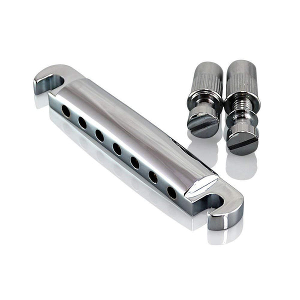 VANSON Chrome 7 String Stop Bar / Tailpiece for Epiphone Les Paul Schecter ESP