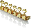 Wilkinson Deluxe WJ55 Gold Right Handed (Split Post) Vintage 'Kluson Style' Tuners / Machine Heads  for Fender Stratocaster, Telecaster etc. (Right Handed, Gold)