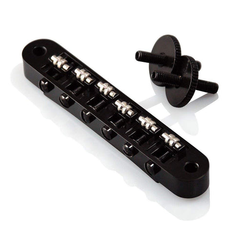 VANSON Black Roller Saddle Bridge for Gibson Les Paul, SG, ES Dot, Gretsch Bigsby for USA Spec Guitars