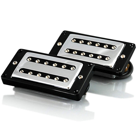 VANSON 'Rockatron' Alnico V Chrome Humbucker Pickup Set for Gibson, Epiphone