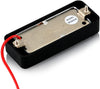 Wilkinson WMHR Chrome AlNiCo V P90 Mini Humbucker Pickup (Black Ring, Chrome)