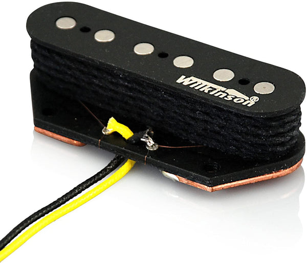 Wilkinson Premium Range WVOB 50's Broadcaster-style  Alnico V Bridge Pickup for Telecaster Broadcaster type Guitars, Black