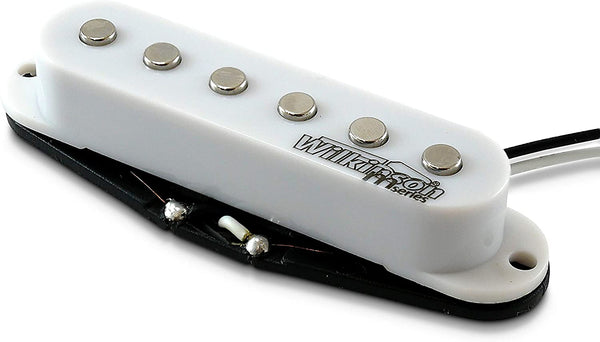 Wilkinson M-Series WOHS 'HOT' White Single Coil Bridge Pickup for Stratocaster Guitars (Bridge, White)