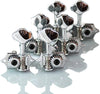 Wilkinson WJ28N Chrome (3-a-side) 19:1 Gear Ratio Tuners / Machine Heads for Gretsch Electromatic, Acoustic etc