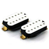 VANSON High Output White Hex-pole Humbucker Pickup Set for Ibanez, Epiphone, Stratocaster, etc.