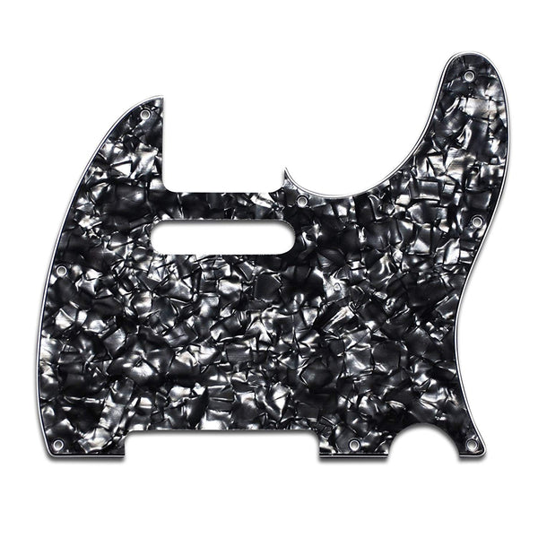 VANSON 3-Ply Black Pearl Premium Quality TC4 Scratchplate Pickguard DIRECT FIT for Fender USA MEX Telecaster