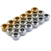 VANSON 6 x Gold Conversion Bushings, Vintage Guitar Tuners / Machine Heads 10.8mm to 6.2mm Reducer