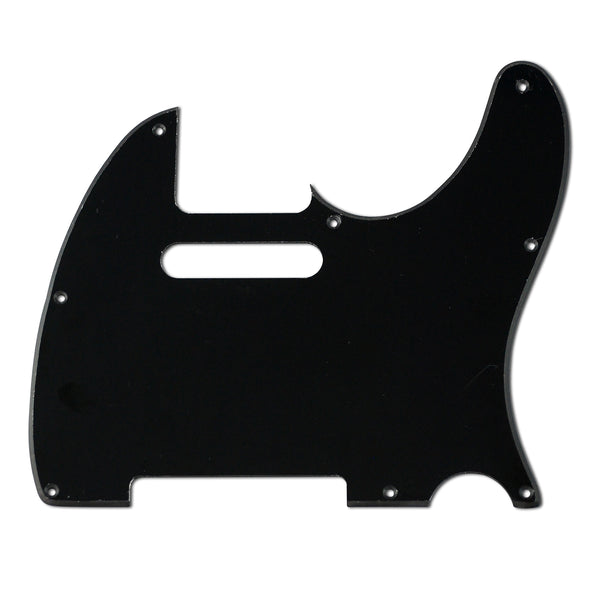 VANSON 1-Ply Black Gloss Premium Quality TC1 Scratchplate Pickguard for Squier Telecaster® Type Guitar Projects