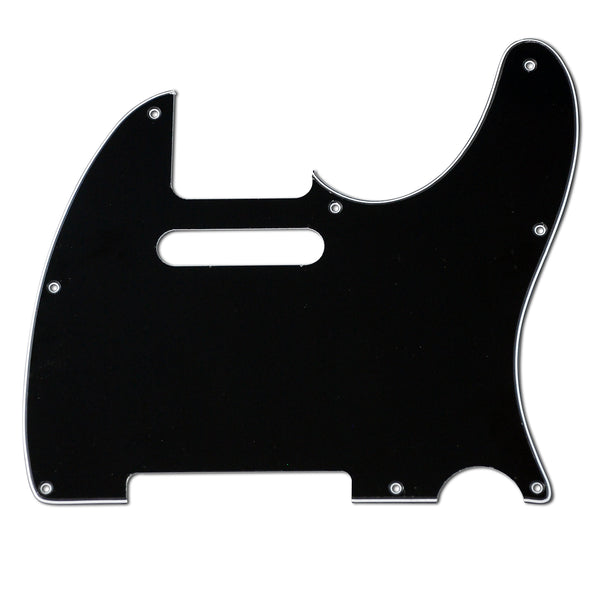 VANSON 3-Ply Black Premium Quality TC1 Scratchplate Pickguard for Squier Telecaster® Type Guitar Projects