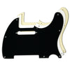 VANSON 1-Ply Black Premium Quality TC2 Scratchplate Pickguard for Squier Telecaster® Type Guitar Projects