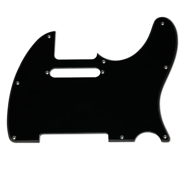 VANSON 1-Ply Black Premium Quality TC2 Scratchplate Pickguard for Squier Telecaster® Type Guitar Projects