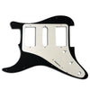 VANSON 3-Ply Black Pearl Premium Quality HSH Scratchplate Pickguard DIRECT FIT for USA, MEX Fender Stratocaster