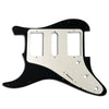 VANSON 3-Ply Black Premium Quality HSH Scratchplate Pickguard DIRECT FIT for USA, MEX Fender Stratocaster