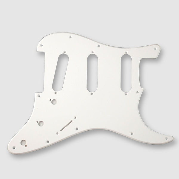 VANSON 1-Ply White Premium Quality SSS Scratchplate Pickguard DIRECT FIT for USA, MEX Fender Stratocaster