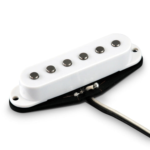 VANSON 'Classic Pro' Alnico V White Single Coil Bridge Pickup for Stratocaster Guitars