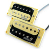 Wilkinson M-Series WOHZB 'HOT' Zebra Humbucker Set for Gibson, Epiphone etc. (SET, Ivory Mounting Ring)