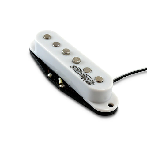 Wilkinson M-Series WOVS White Vintage 60's Staggered Single Coil Nek Pickup for Stratocaster Guitars (Neck, White)